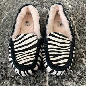 UGG zebra slippers